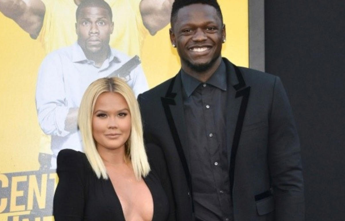 Julius Randle and Kendra Shaw