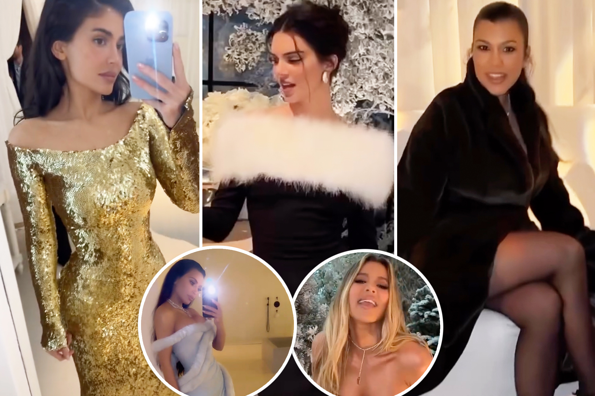See the Kardashian-Jenners' Christmas 2023 outfits