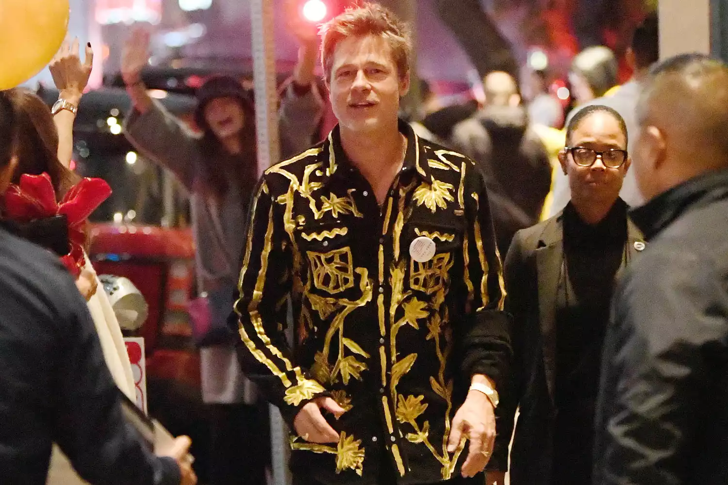 Brad Pitt and Ines de Ramon celebrate his 60th birthday with friends in Los Angeles