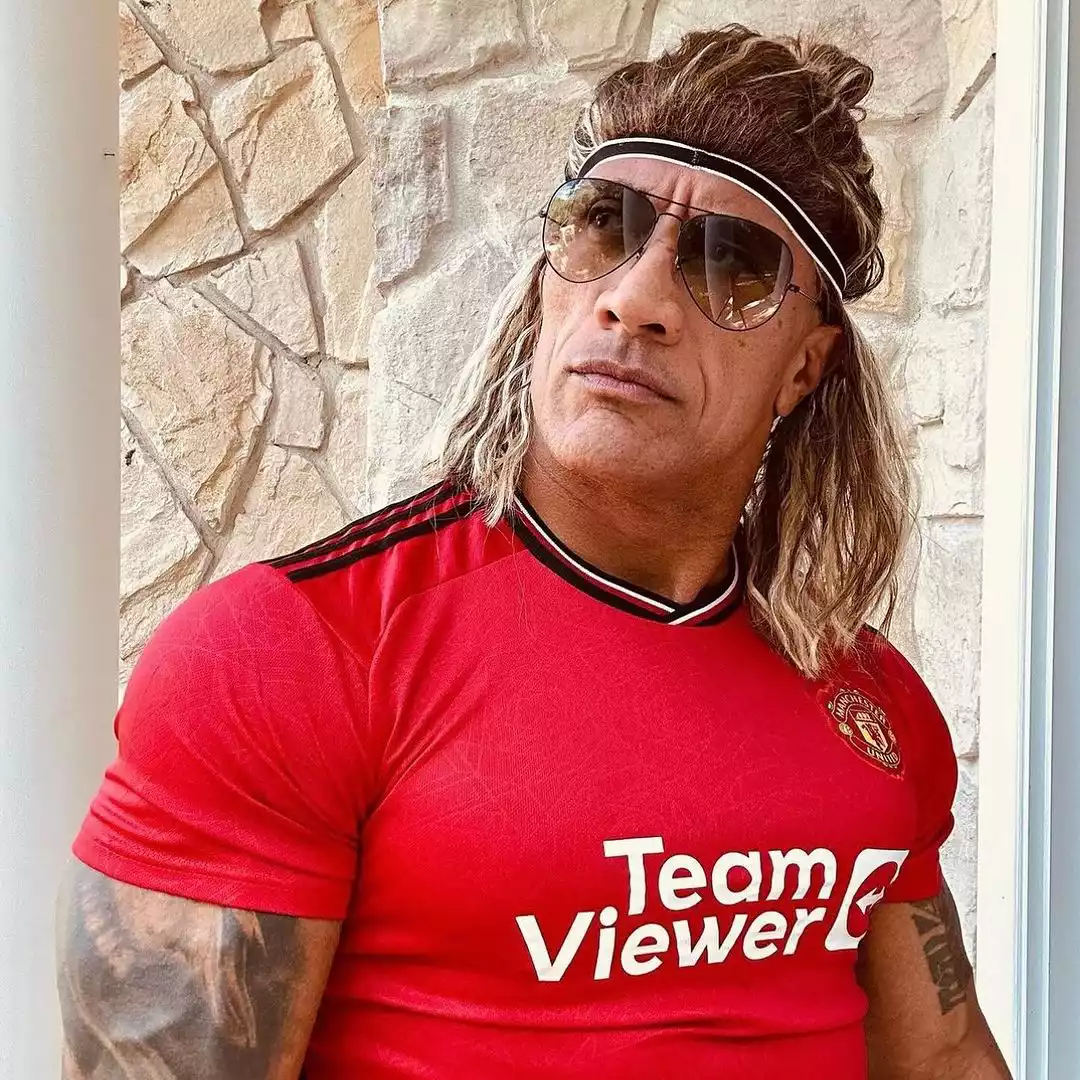 The Rock Dwayne Johnson David Beckham Halloween 10 31 23