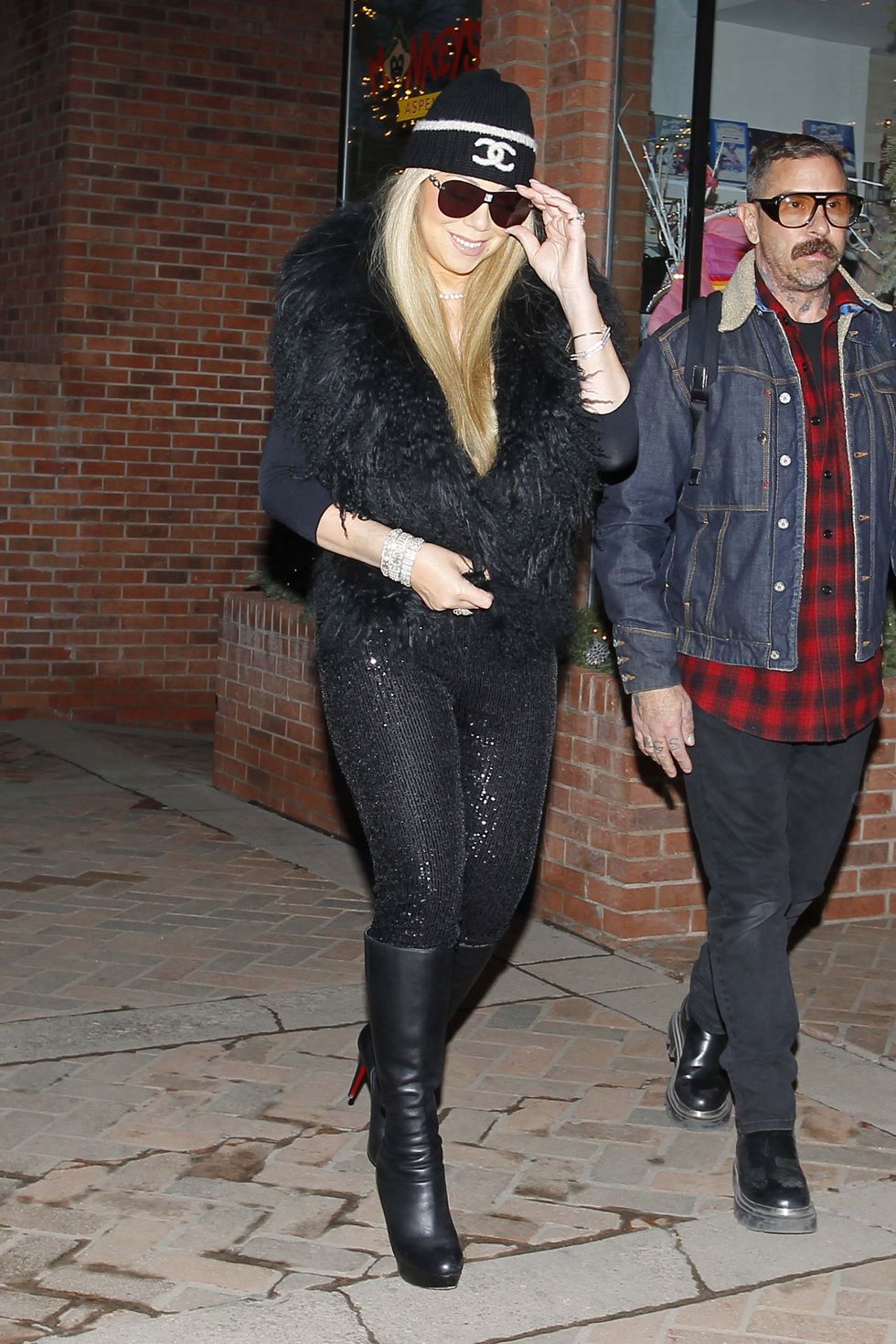 aspen, co december 22 mariah carey is seen out and about on december 22, 2023 in aspen, colorado photo by megagc images