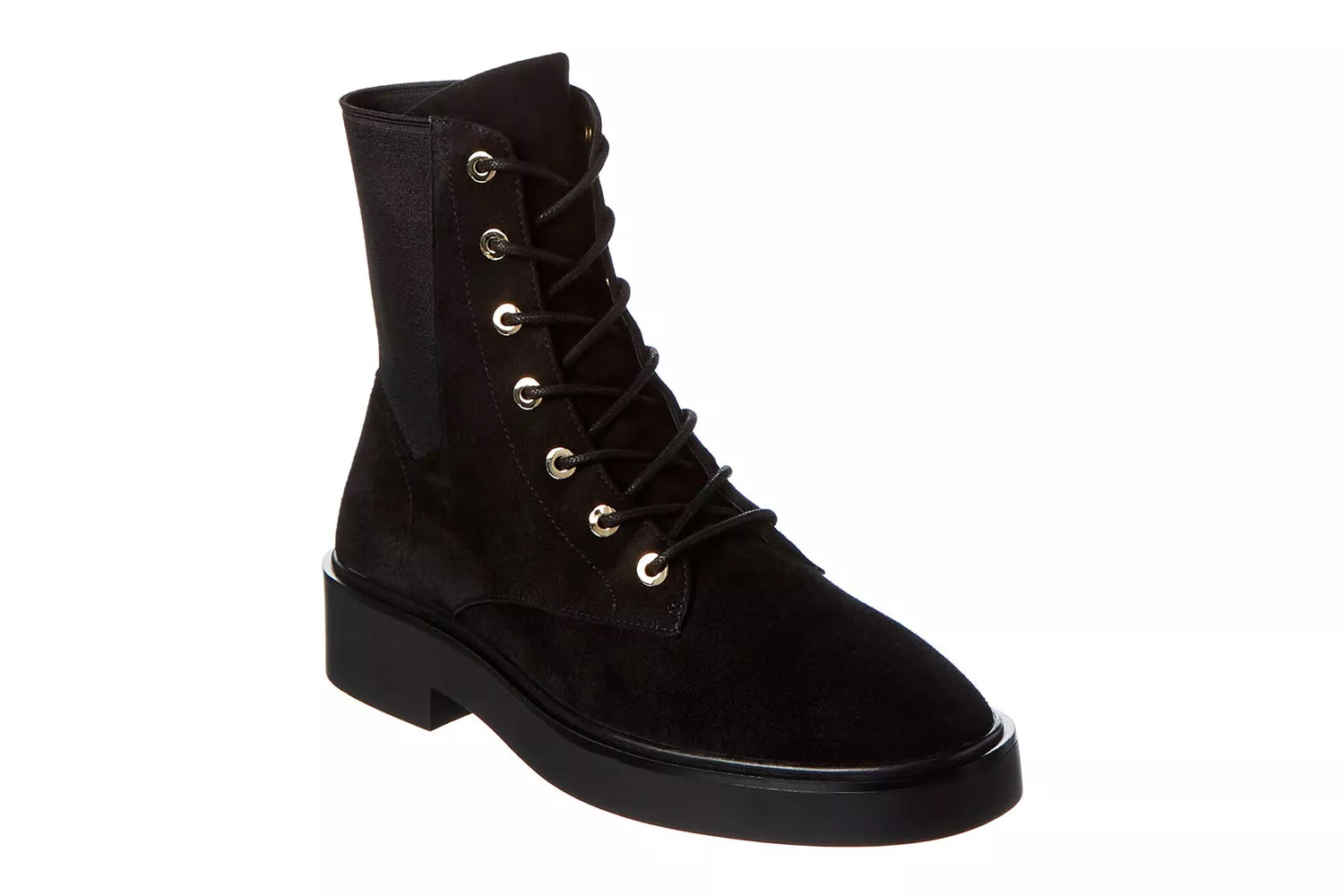 Rue La La Henley Suede Combat Boot