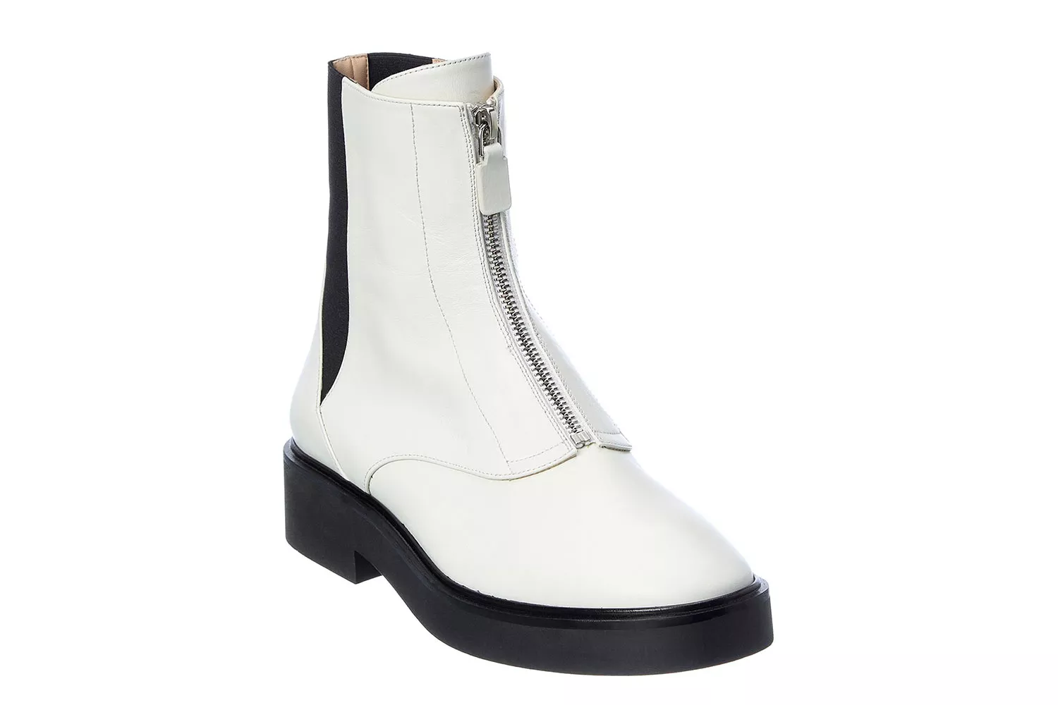 Rue La La Stuart Weitzman Lodge Zip Leather Bootie