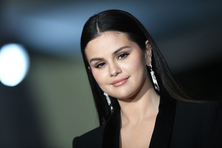 Selena Gomez arrives for the 2nd Annual Academy Museum Gala at the Academy Museum of Motion Pictures in Los Angeles on October 15, 2022.