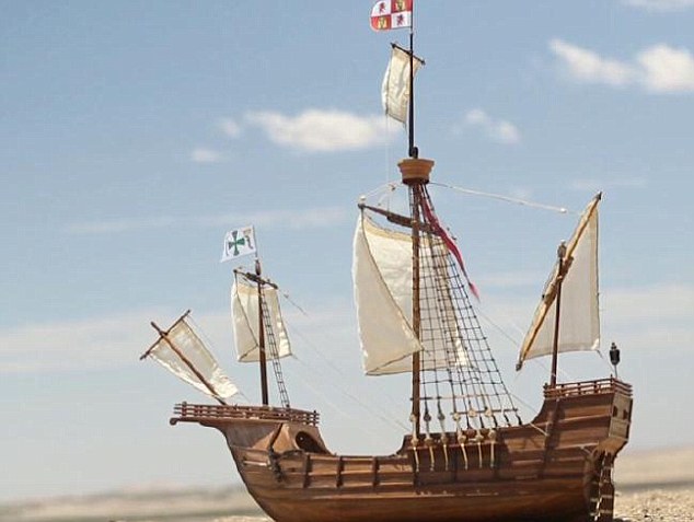 How the ship would have looked. It was a Portuguese ship which set sail from Lisbon in 1533 captained by Sir Francisco de Noronha, and vanished, along with its entire crew, while on a voyage to India