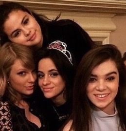 Camila Cabello, Taylor Swift, Selena Gomez, and Hailee Steinfeld