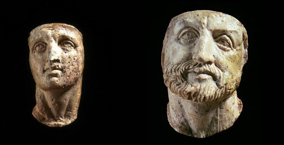 Portrait heads of Alexander the Great and Philip II
