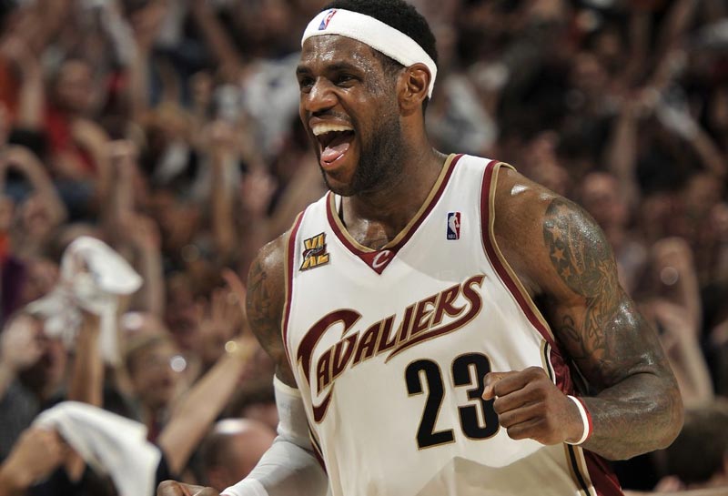 LeBron James 2010 Cleveland Cavaliers