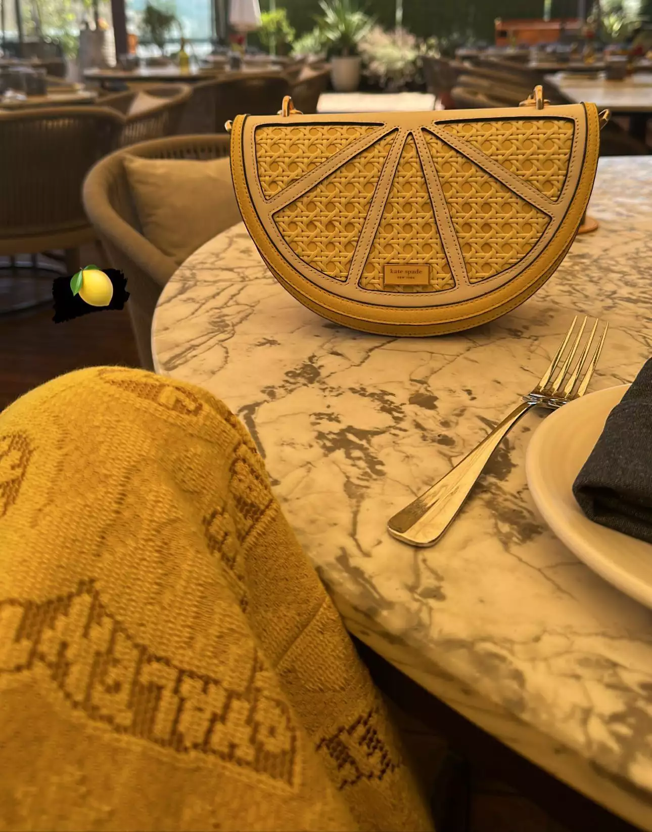 Selena Gomez Wears Chic Yellow Dress and Citrus-Style Handbag to Beauty Launch instagram 08 15 23
