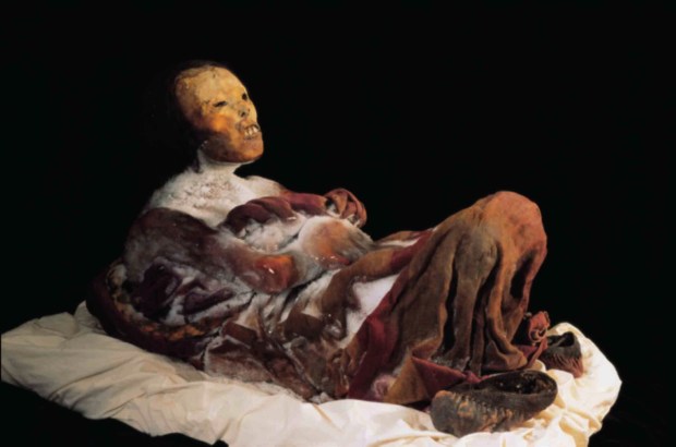 This May 18, 2007 photo shows a mummy named "Juanita"...