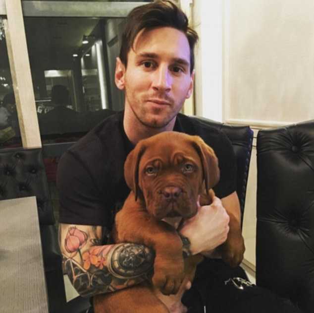 Choáng với chó khổng lồ nhà Messi