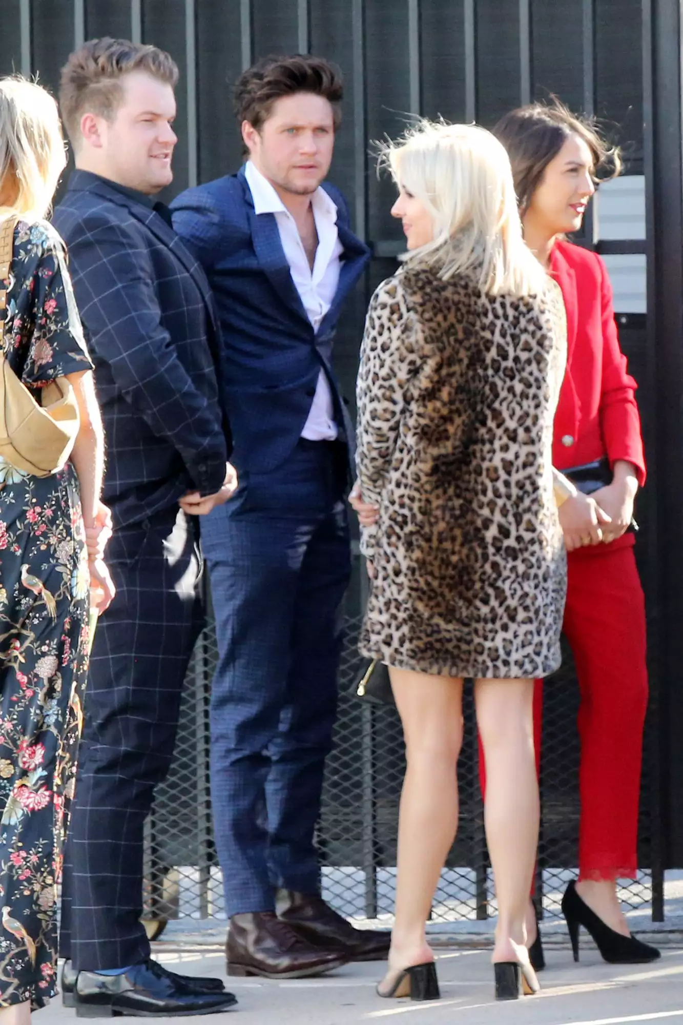 Niall Horan and JuliaMichaels Attend The Wedding Of Courtney Barry And Sam Lopez In Los Angeles, California
