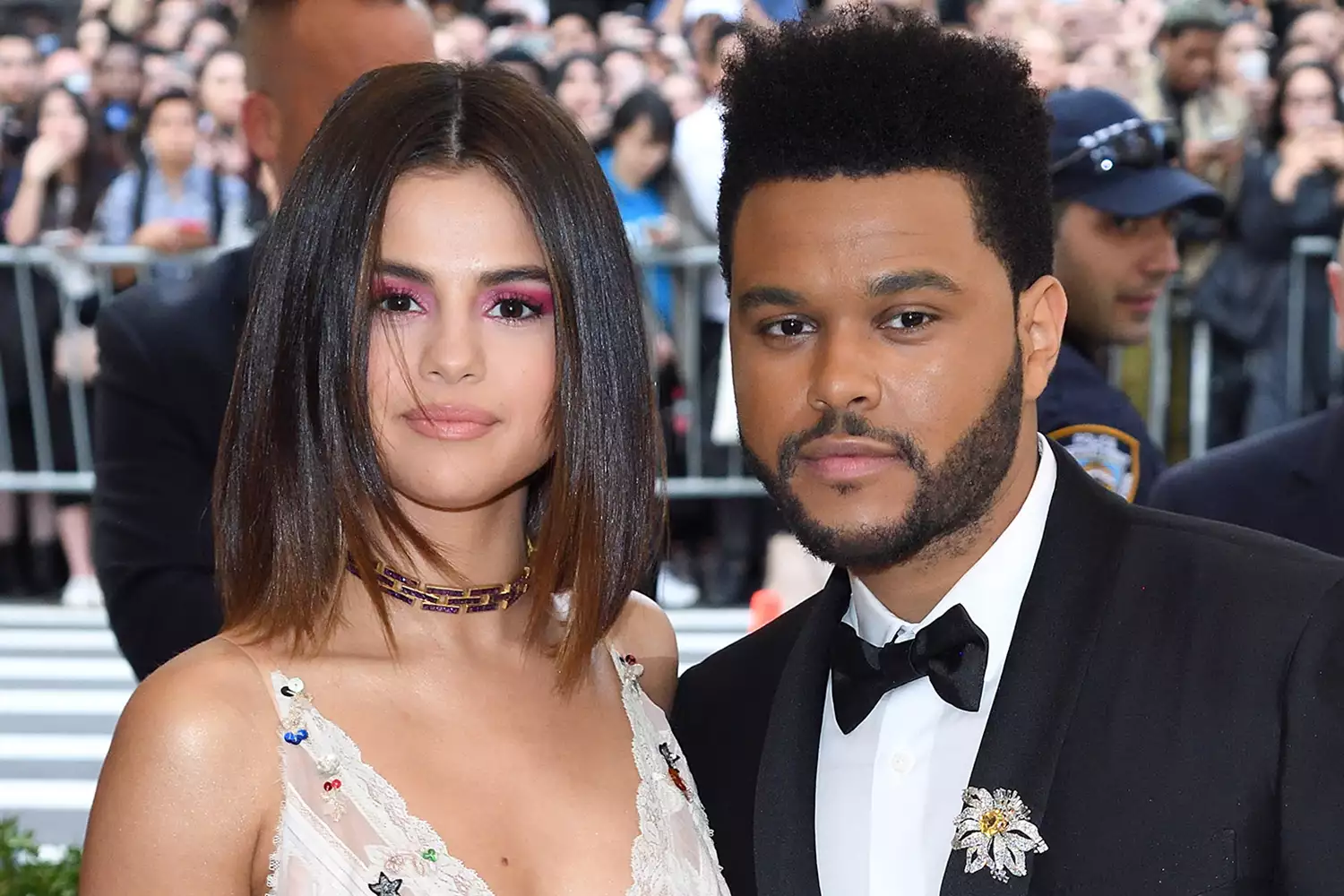 Selena Gomez and The Weeknd attend the "Rei Kawakubo/Comme des Garcons: Art Of The In-Between" Costume Institute Gala 