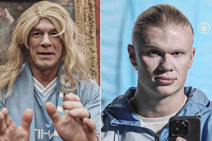 Manchester City announce US tour with hilarious video featuring John Cena  and Erling Haaland | Marca