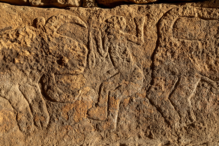 This relief on a stone bench at the Taş Tepeler site of Sayburç is a portion of what may be the world’s first narrative.