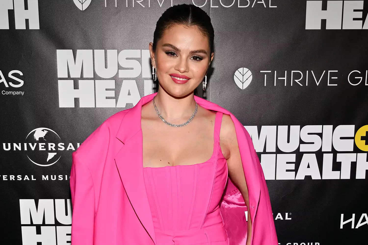 Selena Gomez at the Music + Health Summit presented by Universal Music Group and Thrive Global at 1 Hotel 