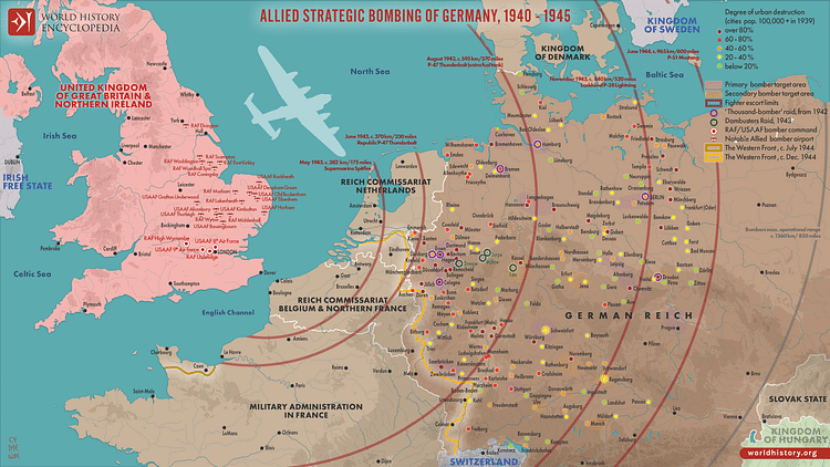 Allied Strategic Bombing of Germany, 1940 - 1945