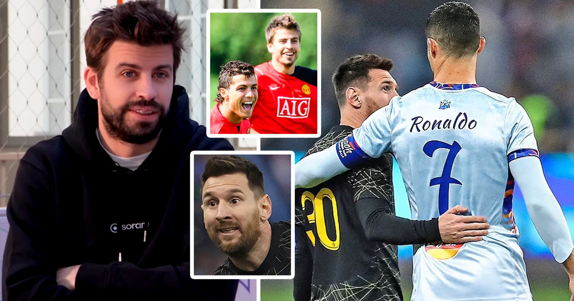 Cristiano has worked very hard': Pique finally gives verdict on the GOAT  debate as he picks between Messi and Ronaldo - Football | Tribuna.com
