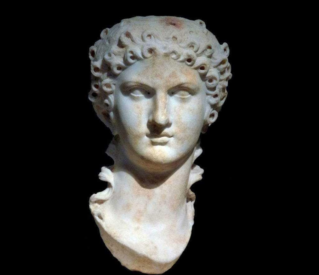 Marble bust of Agrippina (Minor), fourth wife to Claudius, Landesmuseum Württemberg