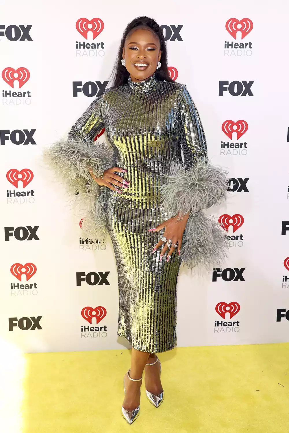 Jennifer Hudson attends the 2024 iHeartRadio Music Awards at Dolby Theatre in Los Angeles, California on April 01, 2024