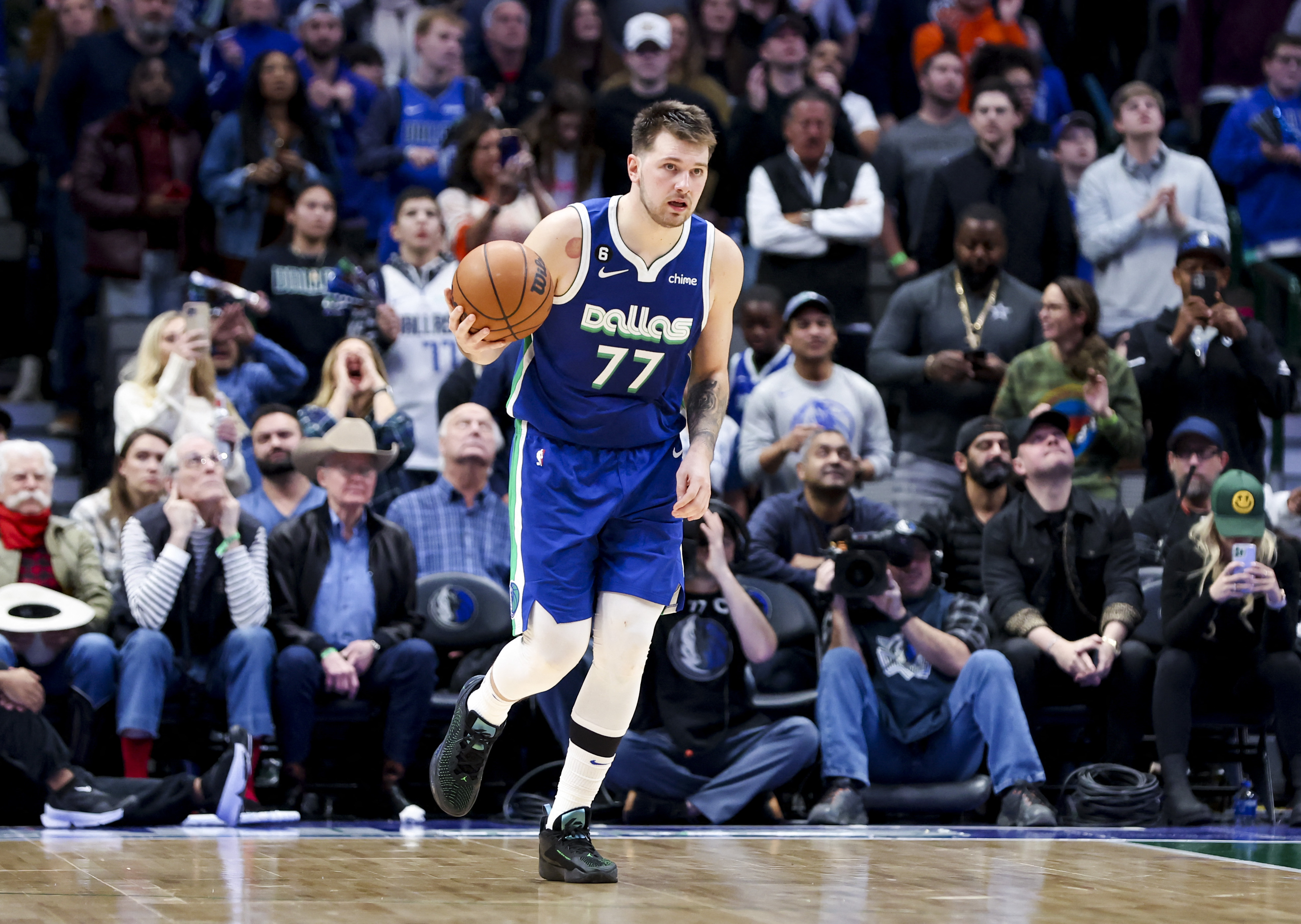 Doncic's historic triple-double helps Mavs to improbable win over Knicks |  Reuters