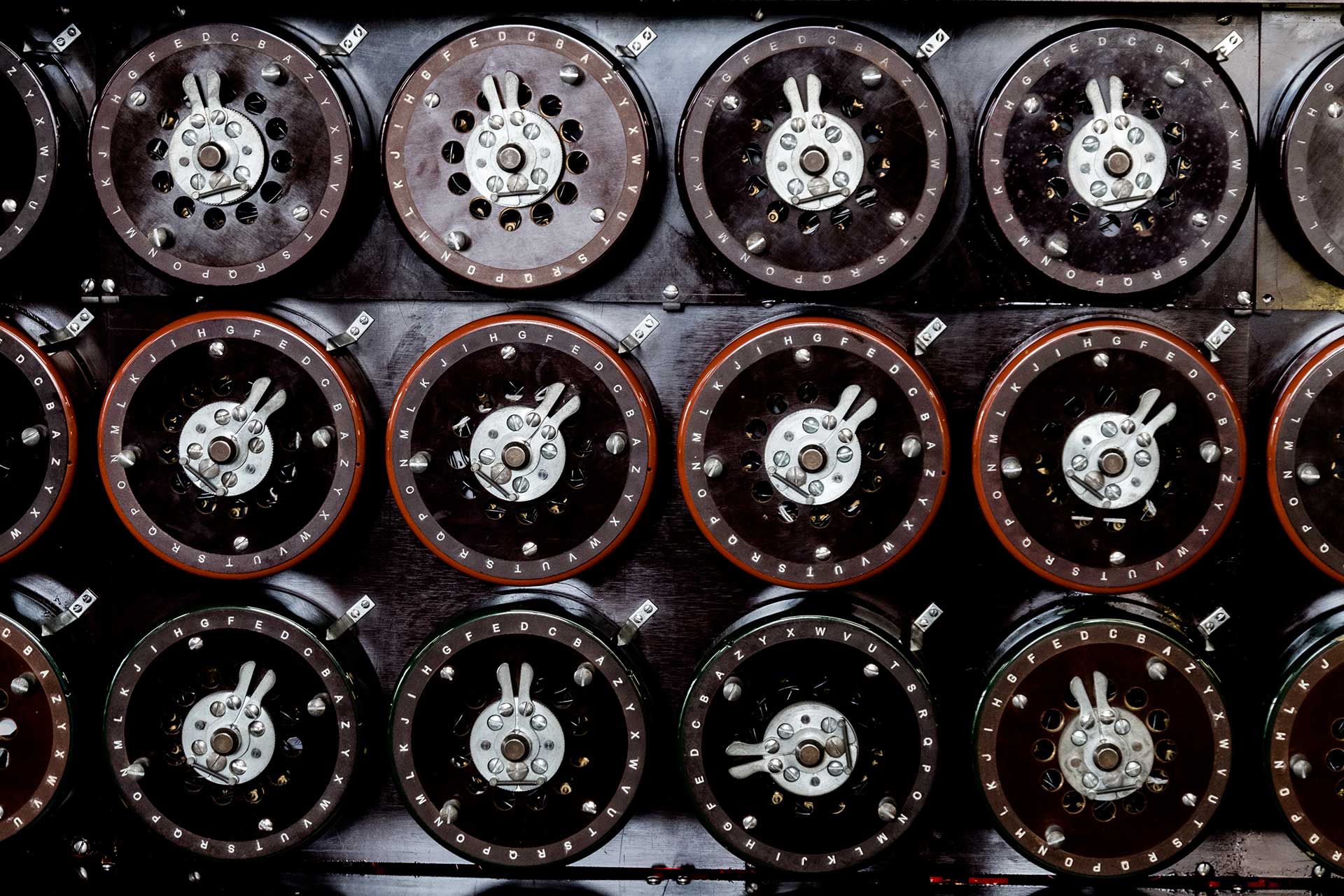 The 'Bombe' machine at Bletchley Park used to decode Nazi messages.