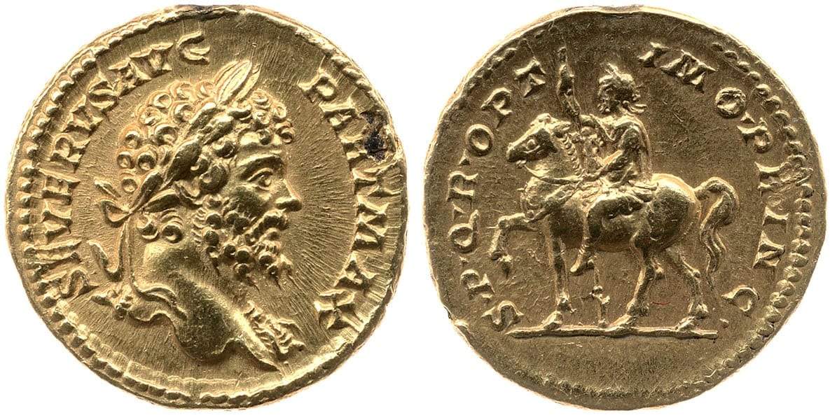 septimius severus gold aureus