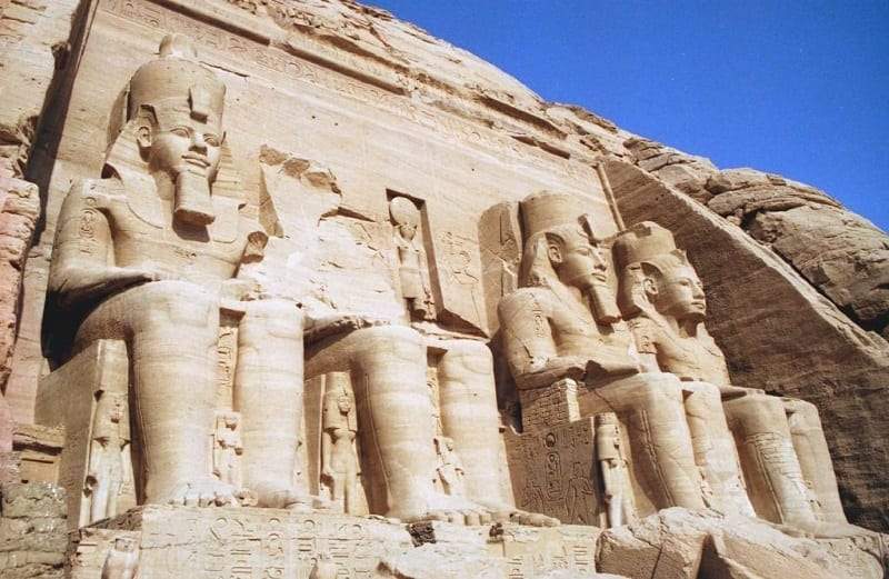 Colossus of Ramesses II, Abu Simbel. Egypt