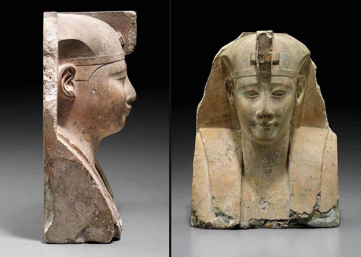 ptolemaic egypt bust pharaoh