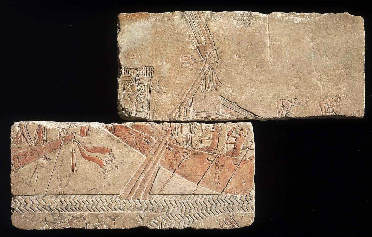 talatat royal barges nefertiti akhenaten