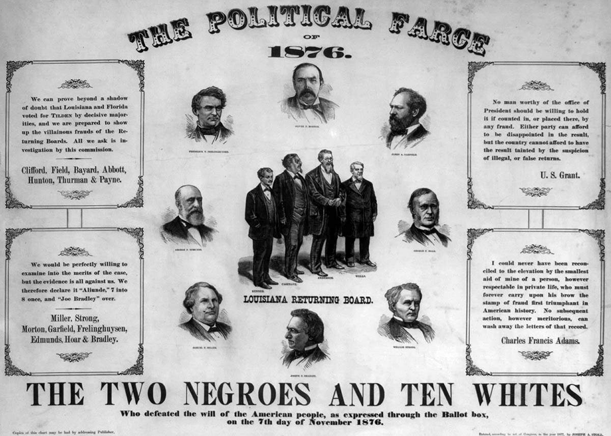 us civil war election 1876