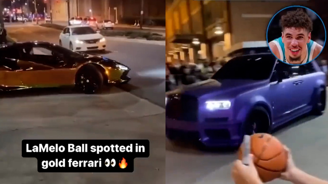 Hornets LaMelo Ball crazy driving caught on camera