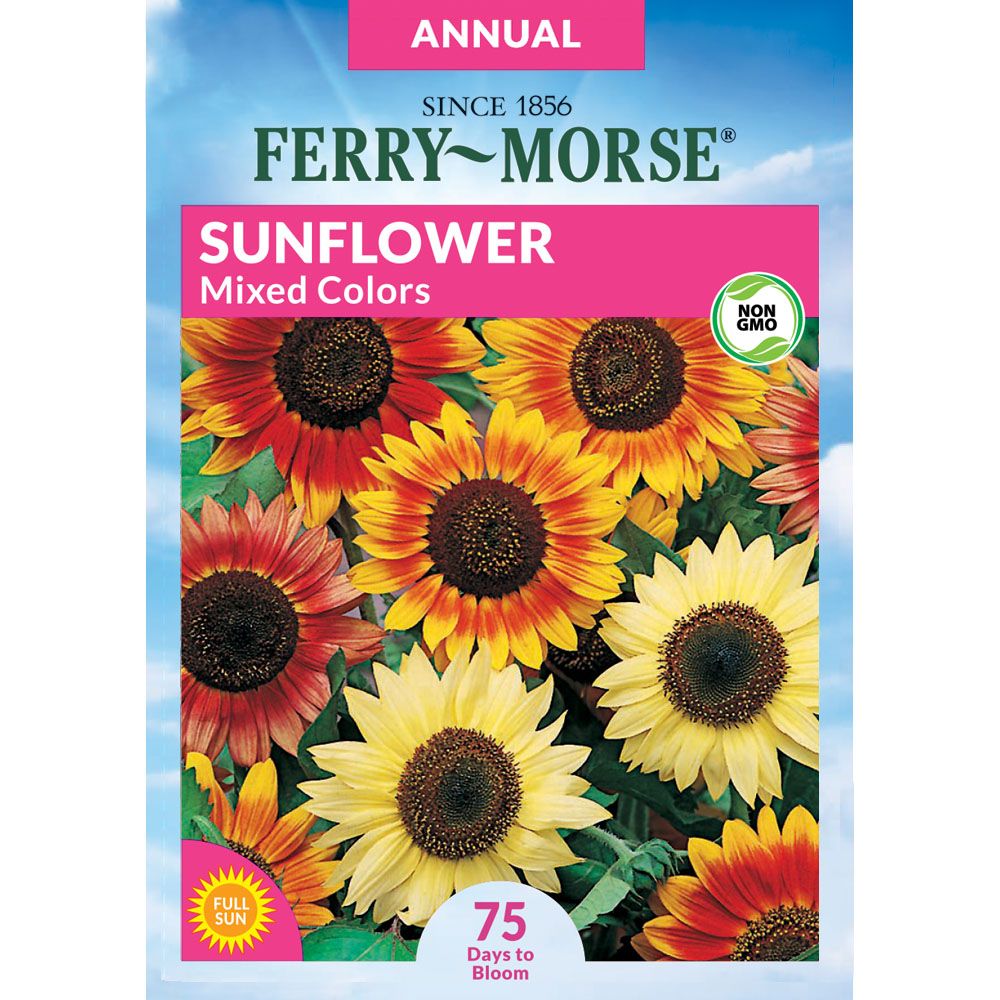 Ferry-Morse Sunflower Seeds, Mixed Colors