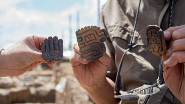 Artifacts excavated within the Pacopampa tomb in Peru. (Peru’s Ministry of Culture)