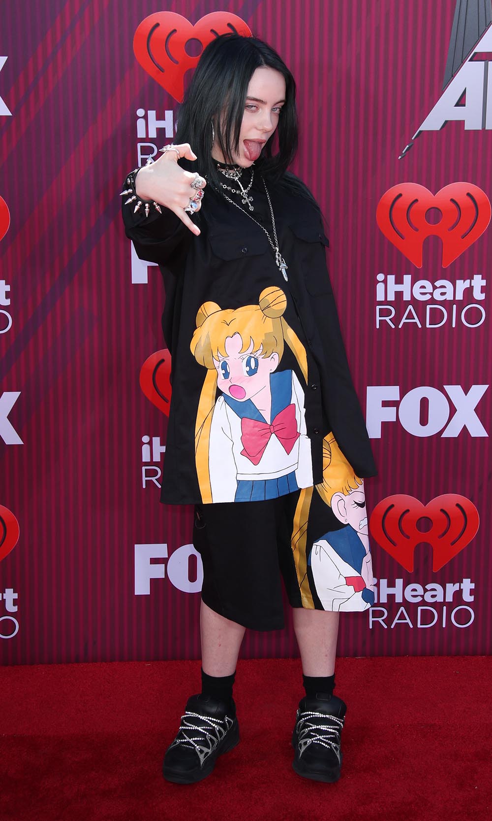 Billie Eilish arrives at the 2019 iHeartRadio Music Awards held at Microsoft Theater at L.A. Live on March 14, 2019 in Los Angeles, California, United States.
iHeartRadio Music Awards, Arrivals, Microsoft Theater, Los Angeles, California, USA - 14 Mar 2019