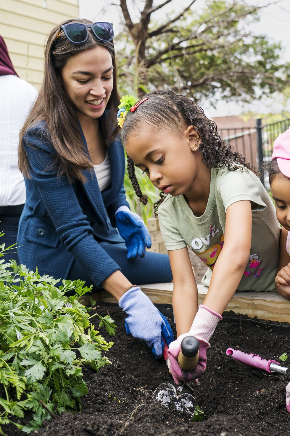 congresswoman alexandria ocasio cortez bronx garden