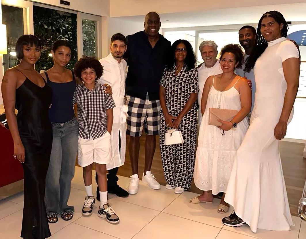 The fashion on Magic Johnson's incredible italian vacation