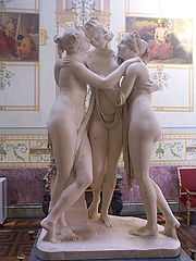 Canova-Three Graces 0 degree view