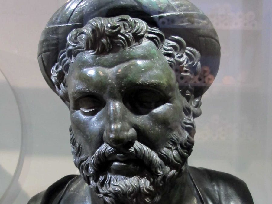 Bust of pythagoras