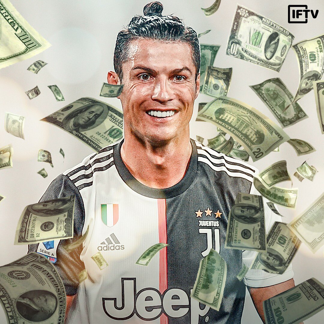 Italian Football TV on X: "Cristiano Ronaldo leads as the highest paid  footballer on Forbes' World's Highest Paid Celebrities list 💰🤑 • Ronaldo  ($105m) • Messi ($104m) • Neymar ($95.5m) • Salah ($