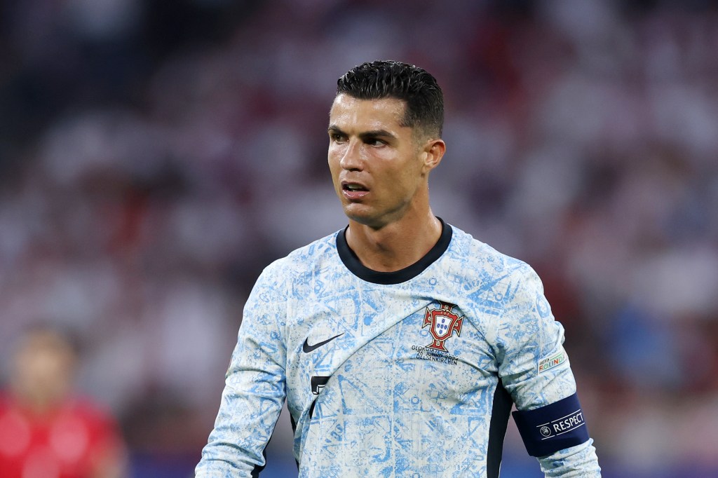 Cristiano Ronaldo looks on during the UEFA Euro 2024 between Portugal and Georgia on June 26, 2024.