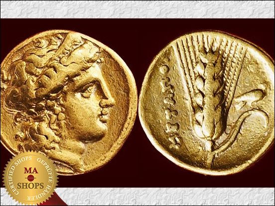 Ancient Gold Coin of Alexander I of Molossia