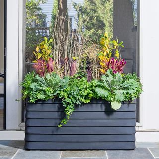 TruDrop Slat Self Watering Planter Box