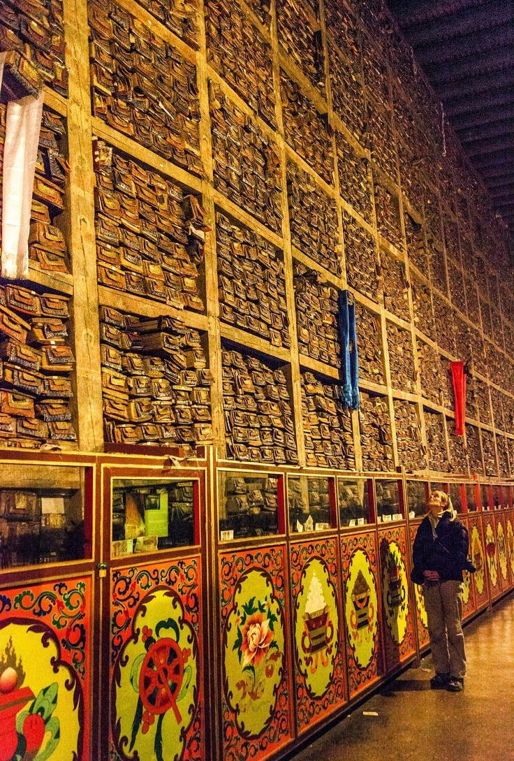 In 2003 a huge library containing 84000 scrolls was found sealed up in a  wall at Sakya Monastery in Tibet. They are thought to have remained  untouched for hundreds of years and